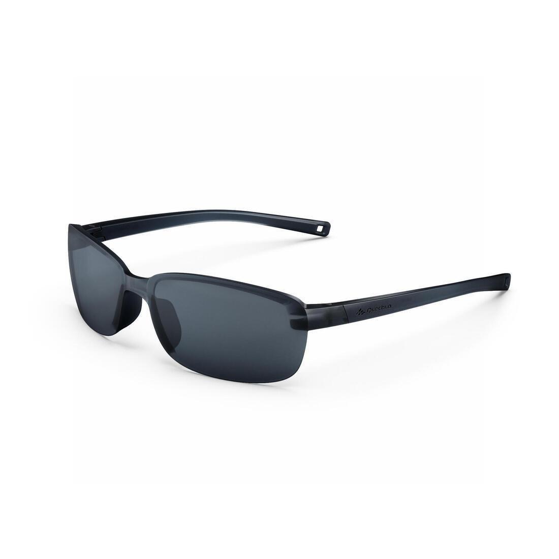 QUECHUA - Adult Polarised Category 3 Sunglasses, Black