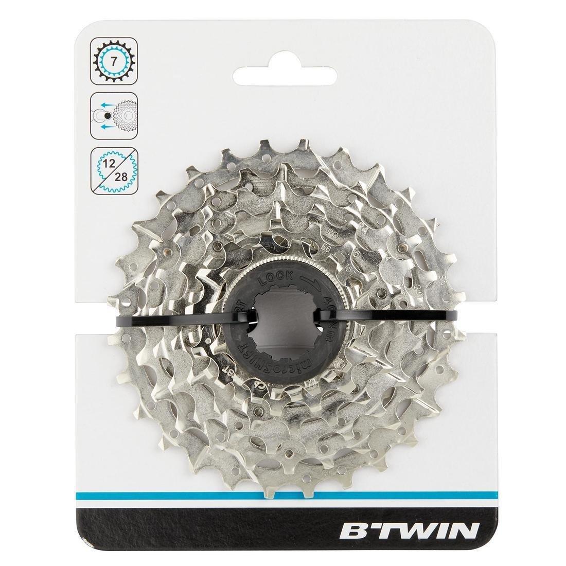 7 Speed 128 Cassette, No Color, medium