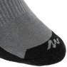 QUECHUA - High Walking Socks 2 Pairs, Pewter