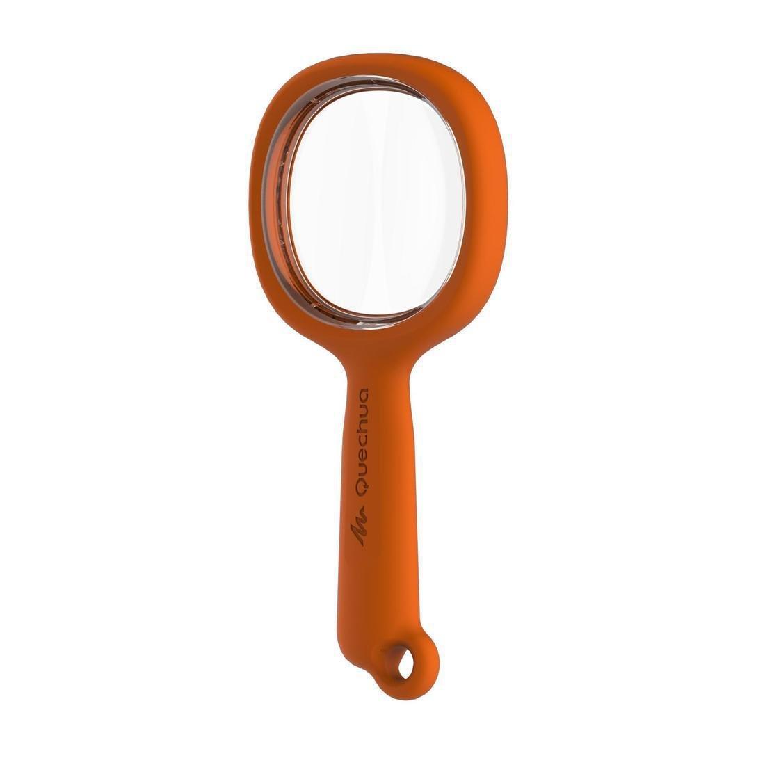 QUECHUA - Kids' Magnifying Glass x3 Magnification, Blood Orange