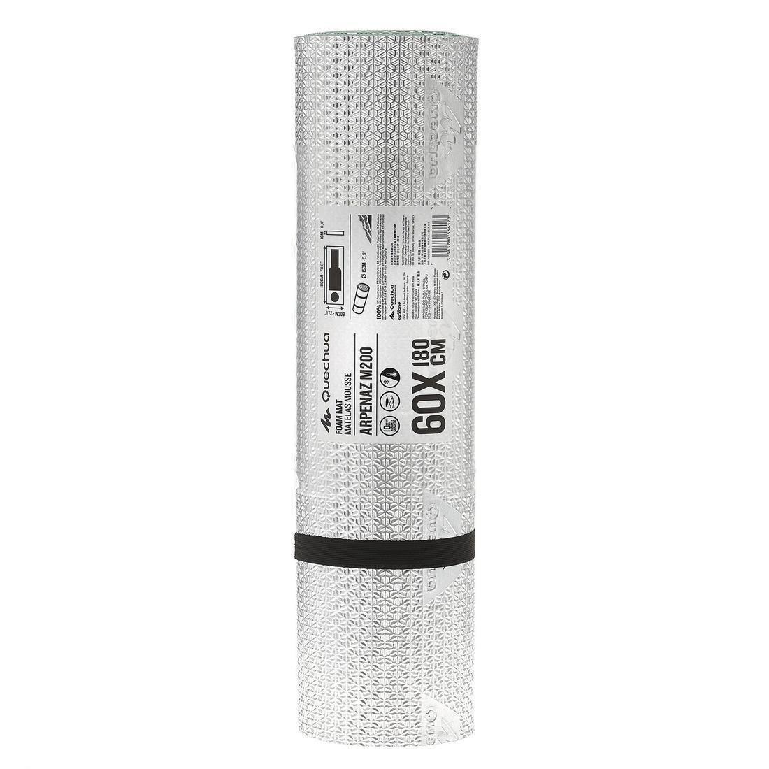 Arpenaz M200 Foam Trekking Mattress, Green, No Color, large image number 1