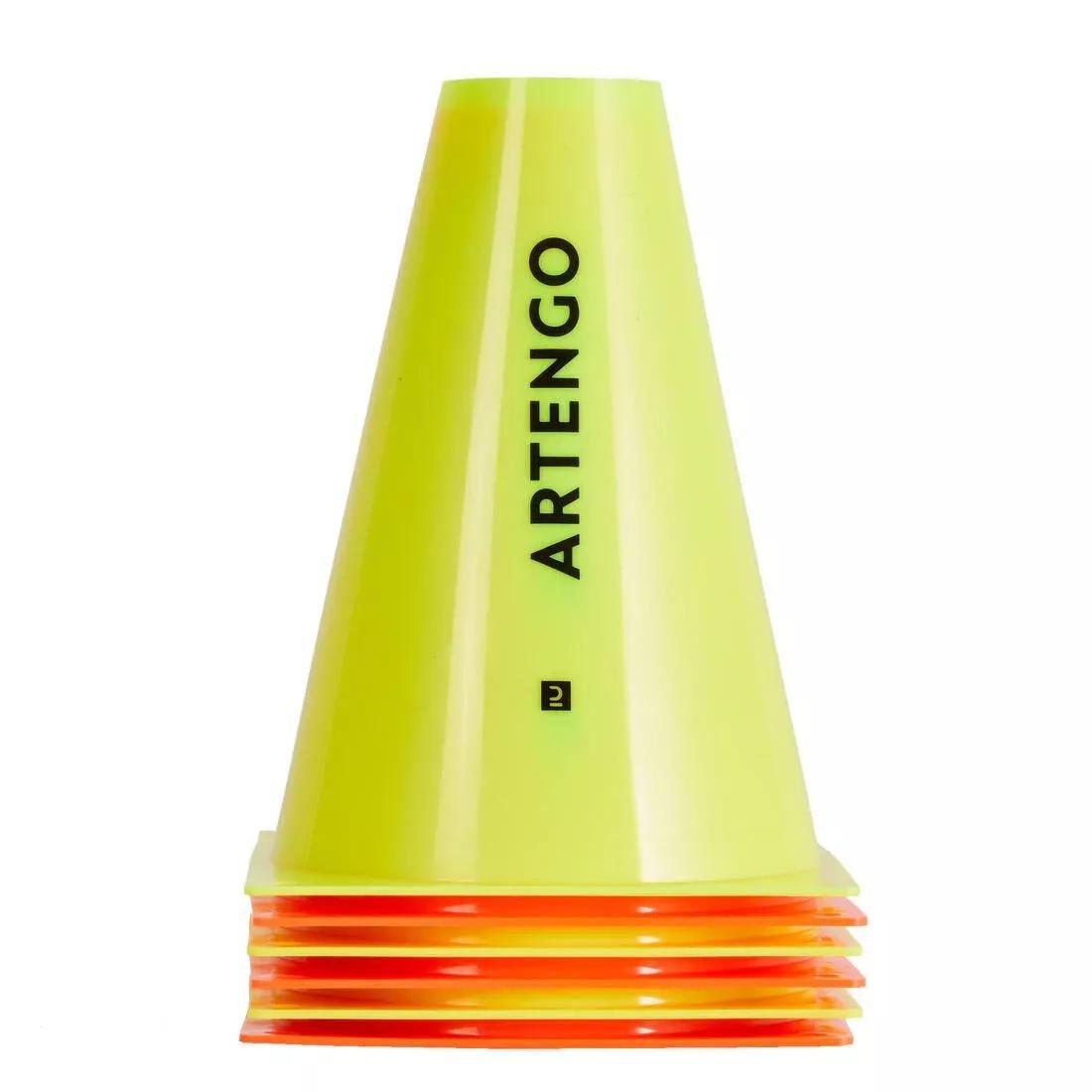 ARTENGO - Tennis Court Marking Cones 6-Pack