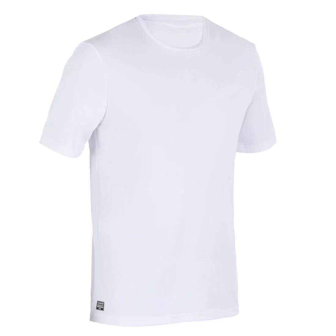 Men's Surfing Short-sleeve Anti-UV Water T-Shirt-White, , large image number 1