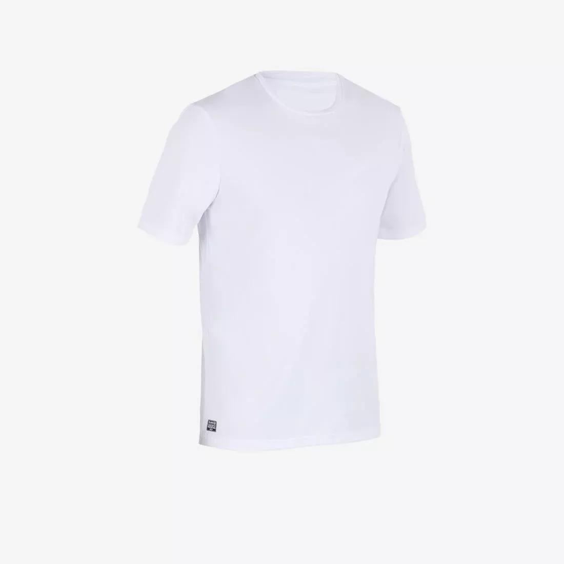 Men's Surfing Short-sleeve Anti-UV Water T-Shirt-White, No Color, large image number 2