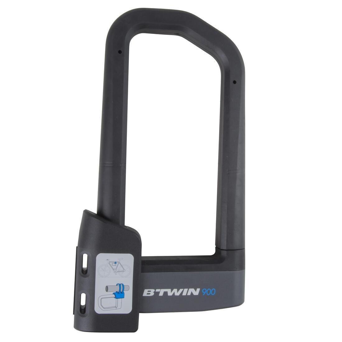 U Bike Lock 900, Black, No Color, large image number 0