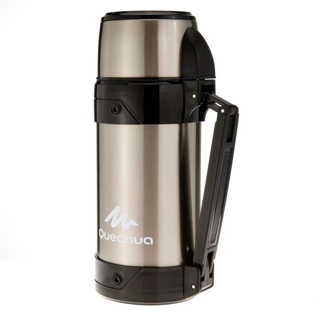 Insulated Stainless Steel Flask, Grey, No Color, large image number 2