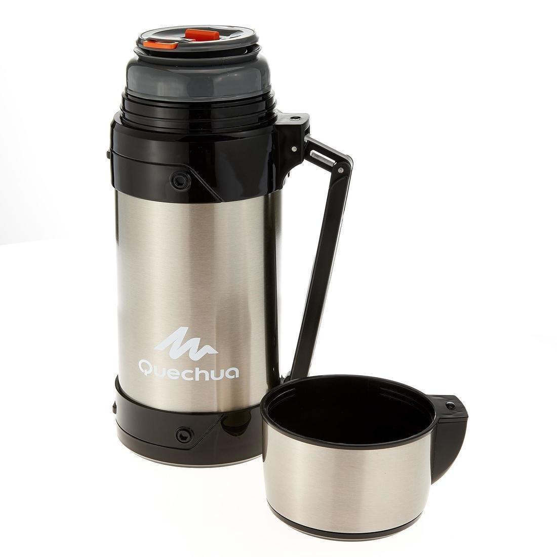 Insulated Stainless Steel Flask, Grey, No Color, large image number 4