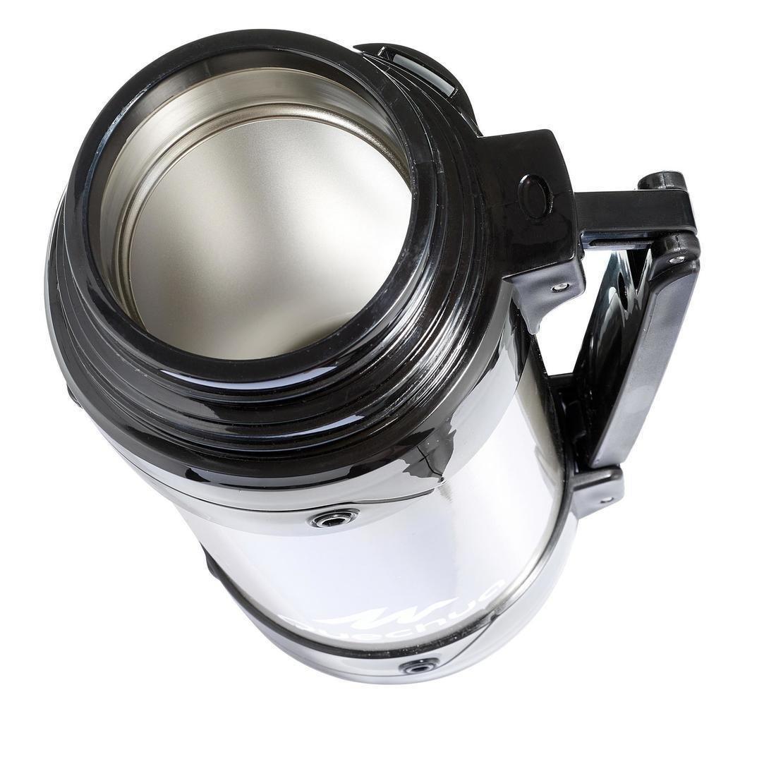 Insulated Stainless Steel Flask, Grey, No Color, large image number 6