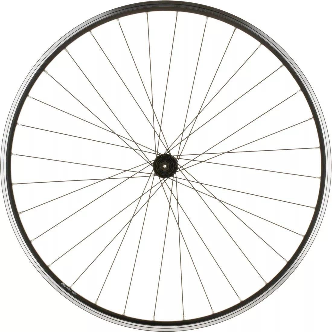 Front Wheel 28 Double Wall Rim V-Brake Quick Release Hybrid Bike, Black, No Color, large image number 0