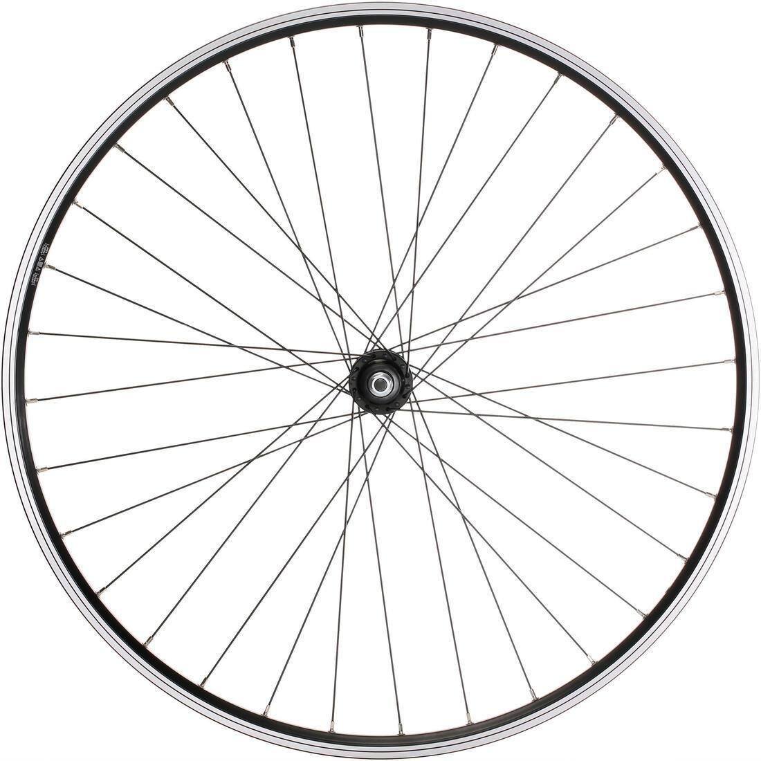 Wheel 28 RearDouble Wall Rim Freewheel V-BrakeHybrid Bike, Black, No Color, large image number 0