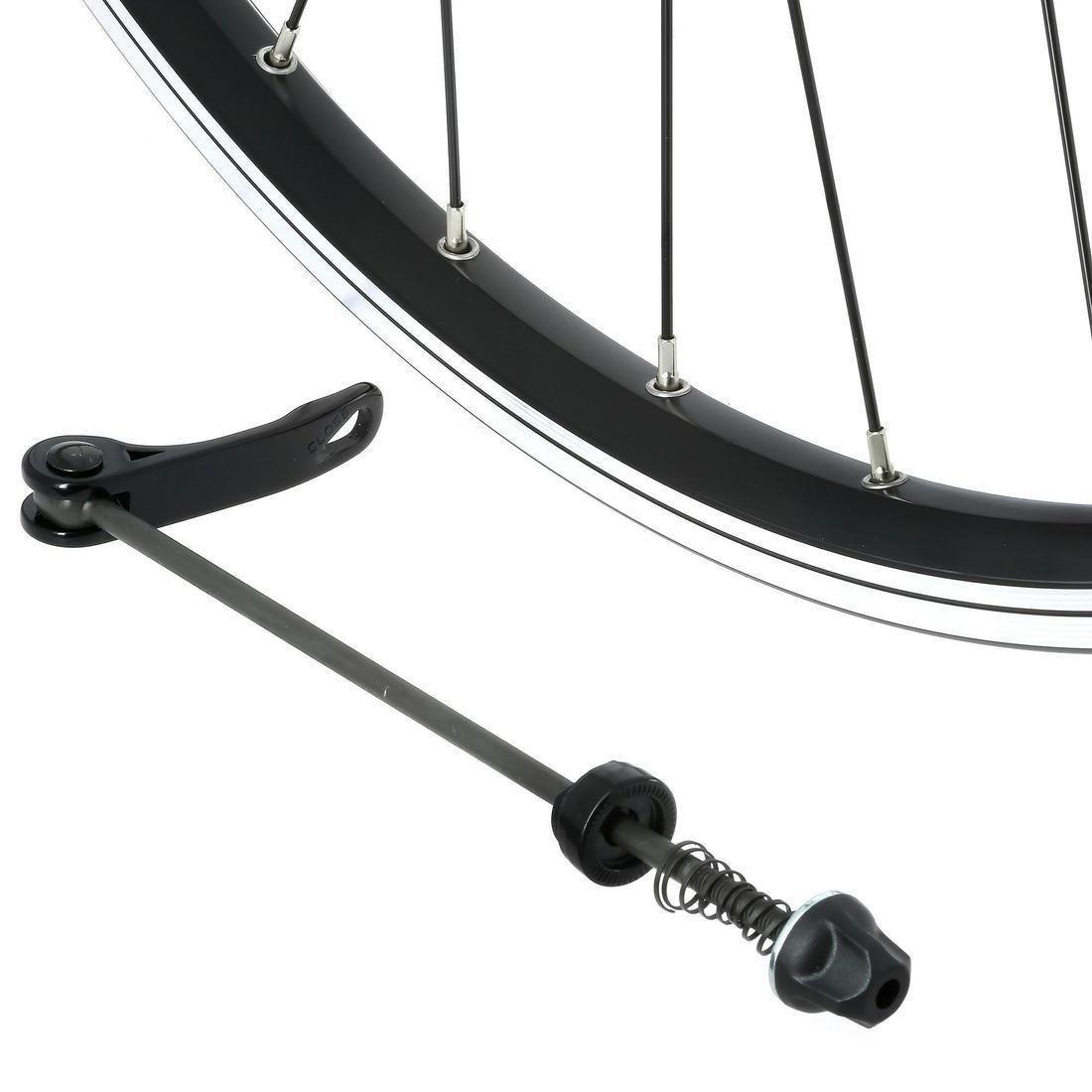 ATELIER - Mountain Bike Single-Walled Front Wheel V-Brake Quick Release, Black