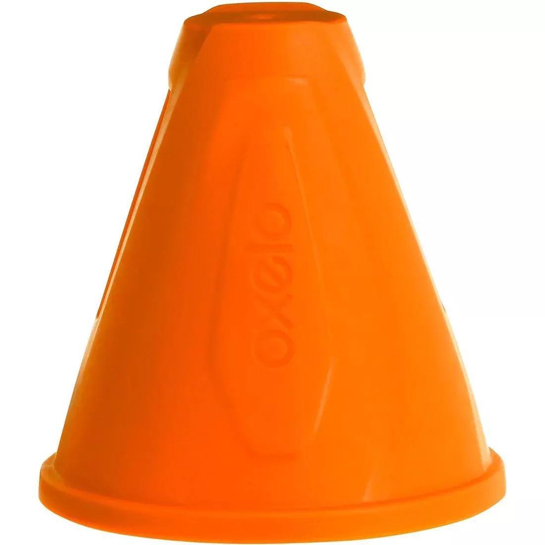 OXELO - Inline Skating Slalom Cones 10-Pack, Orange