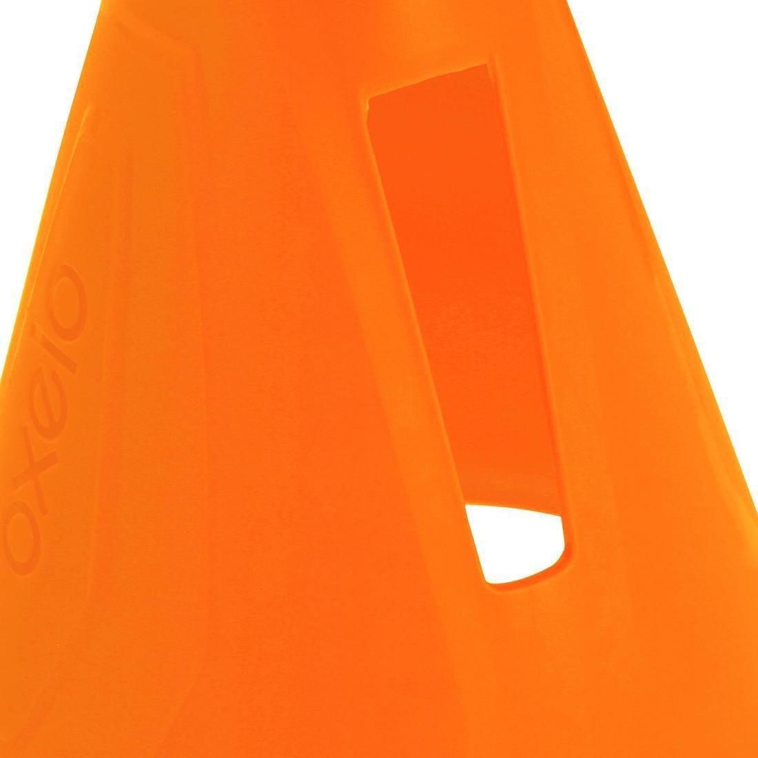 OXELO - Inline Skating Slalom Cones 10-Pack, Fluo Green