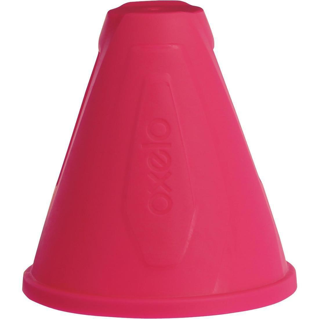 OXELO - Inline Skating Slalom Cones 10-Pack, Fluo Green