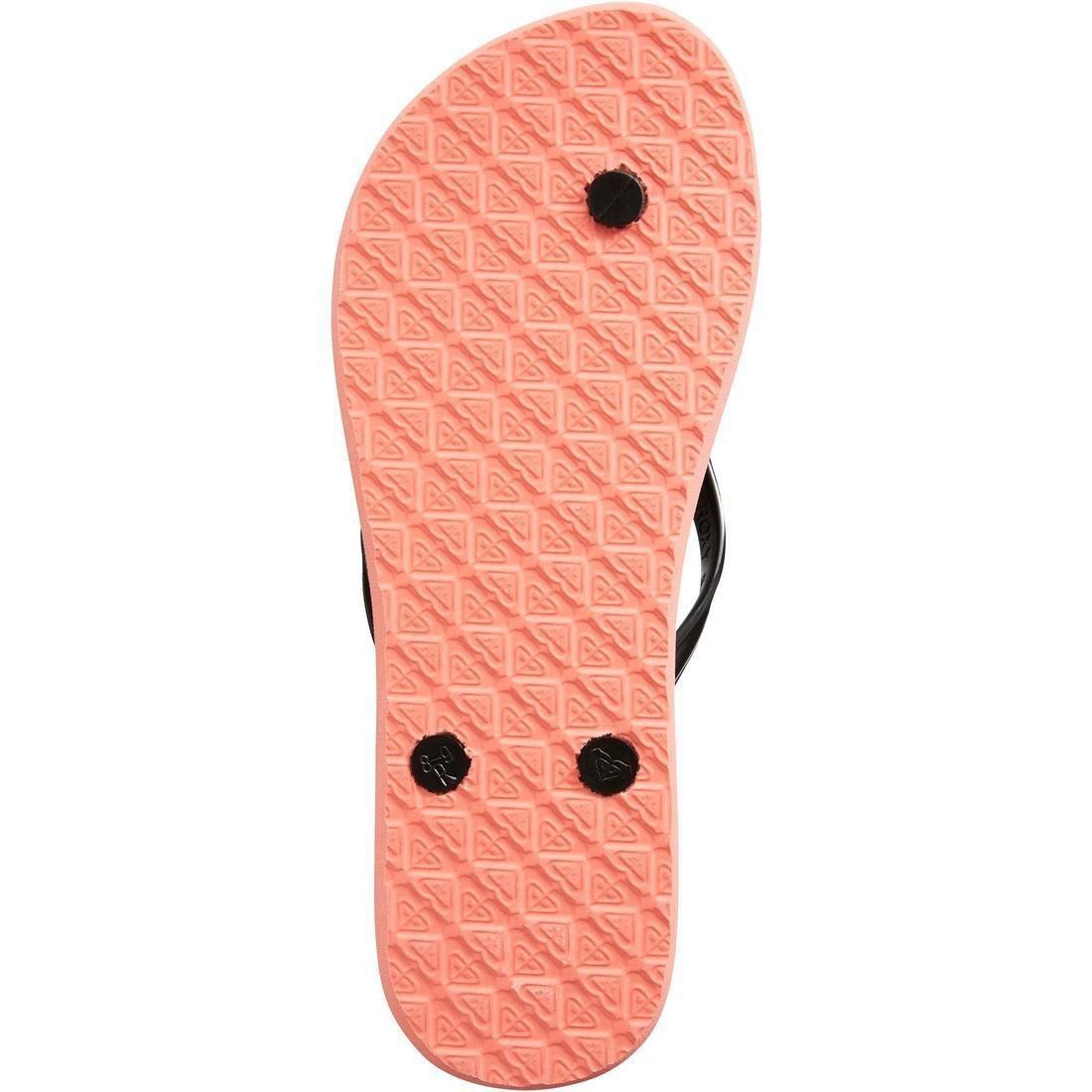 Womens Flip-Flops Roxy Bahama, Black, , large image number 2
