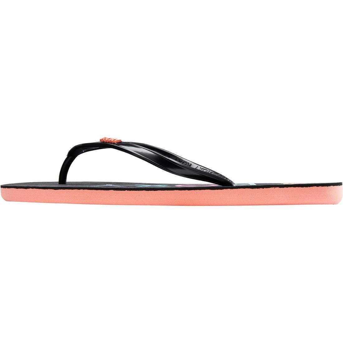 Womens Flip-Flops Roxy Bahama, Black, , large image number 3