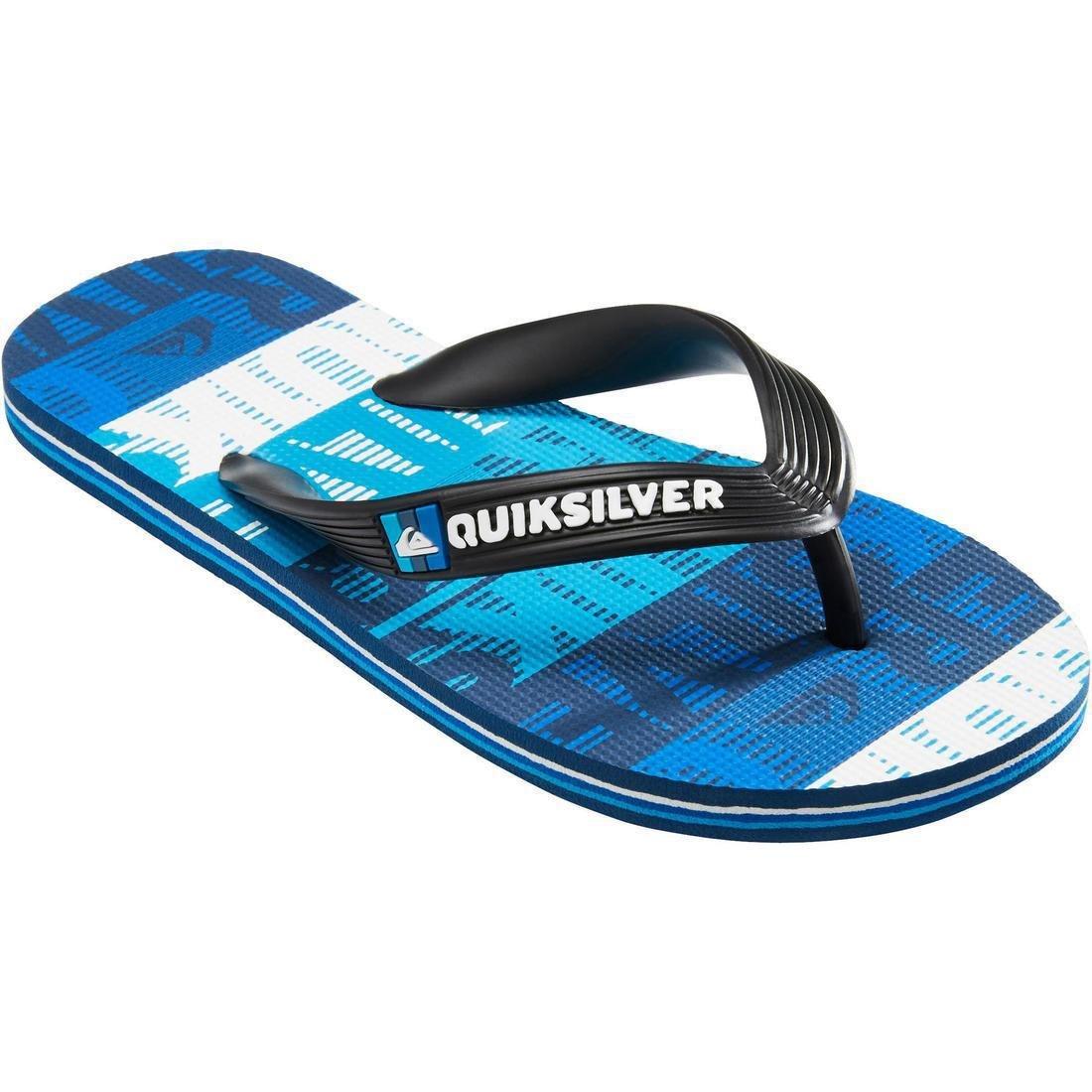 GREEN Kids' Flip-Flops Quiksilver Molokai - Blue, , large image number 0