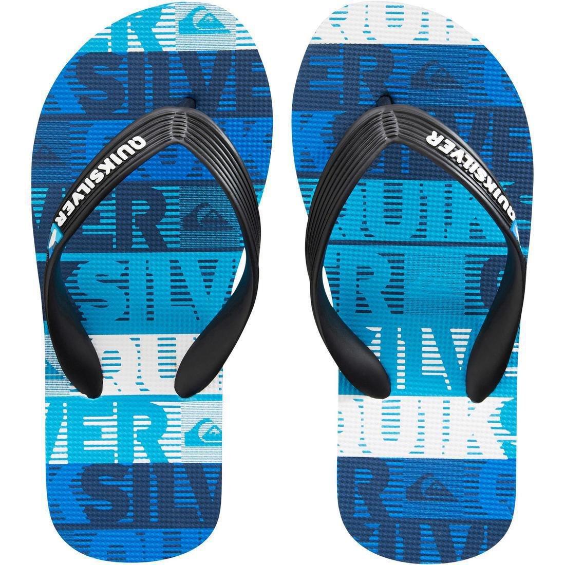 GREEN Kids' Flip-Flops Quiksilver Molokai - Blue, , large image number 1