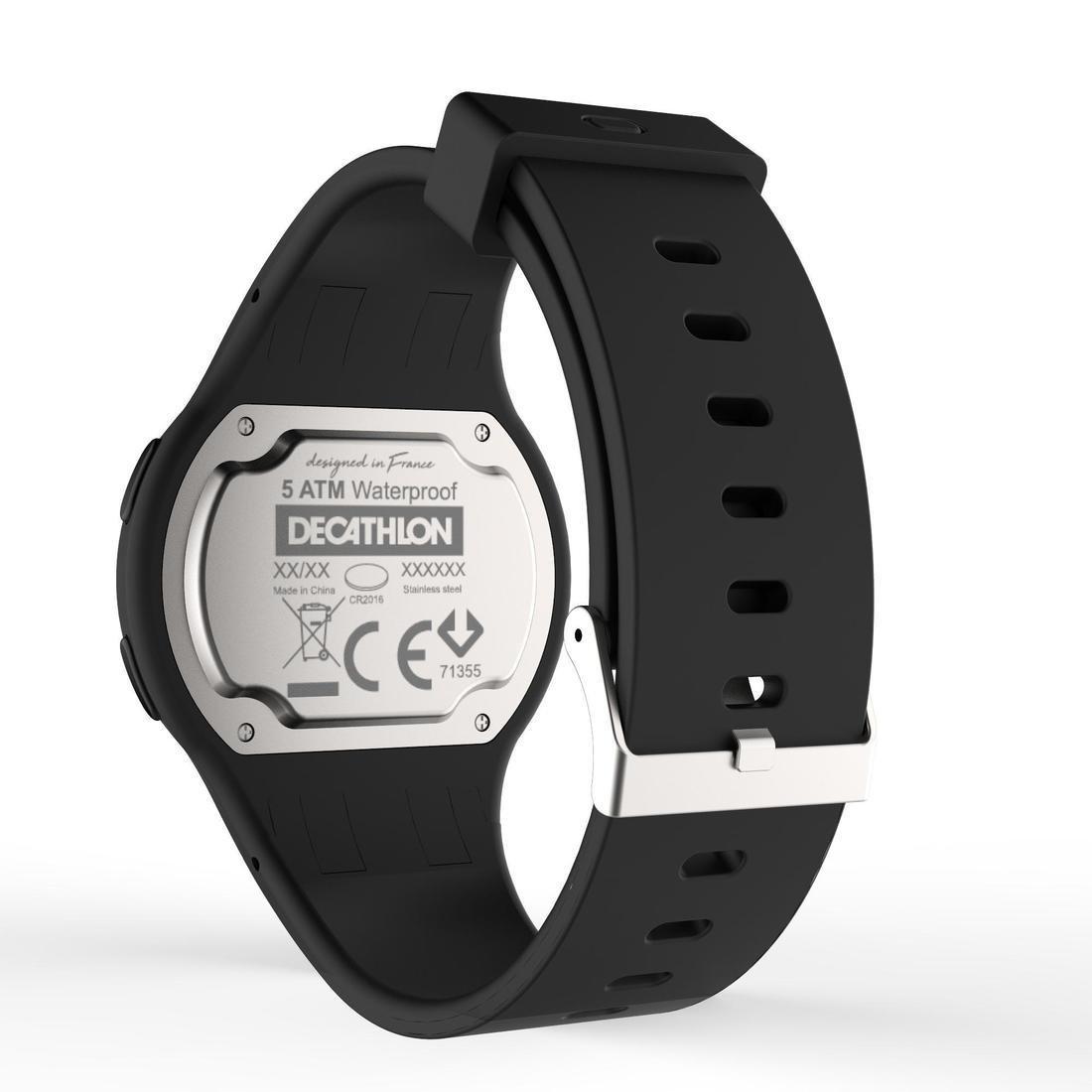 Men Running Stopwatch - W100 M, Black, No Color, large image number 7