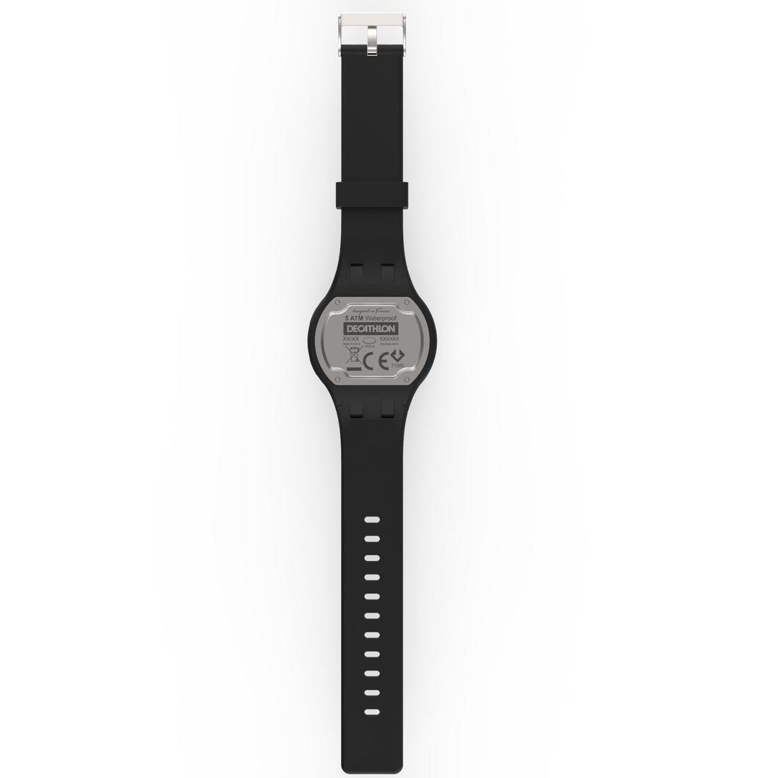 Men Running Stopwatch - W100 M, Black, No Color, large image number 9