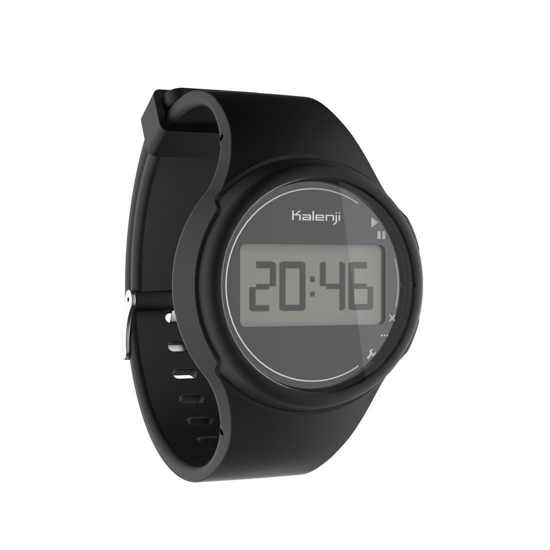 Men Running Stopwatch - W100 M, Black, No Color, large image number 13