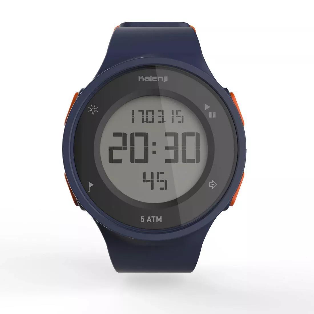 W500 Running Stopwatch Reverse Screen, Black, No Color, large image number 12