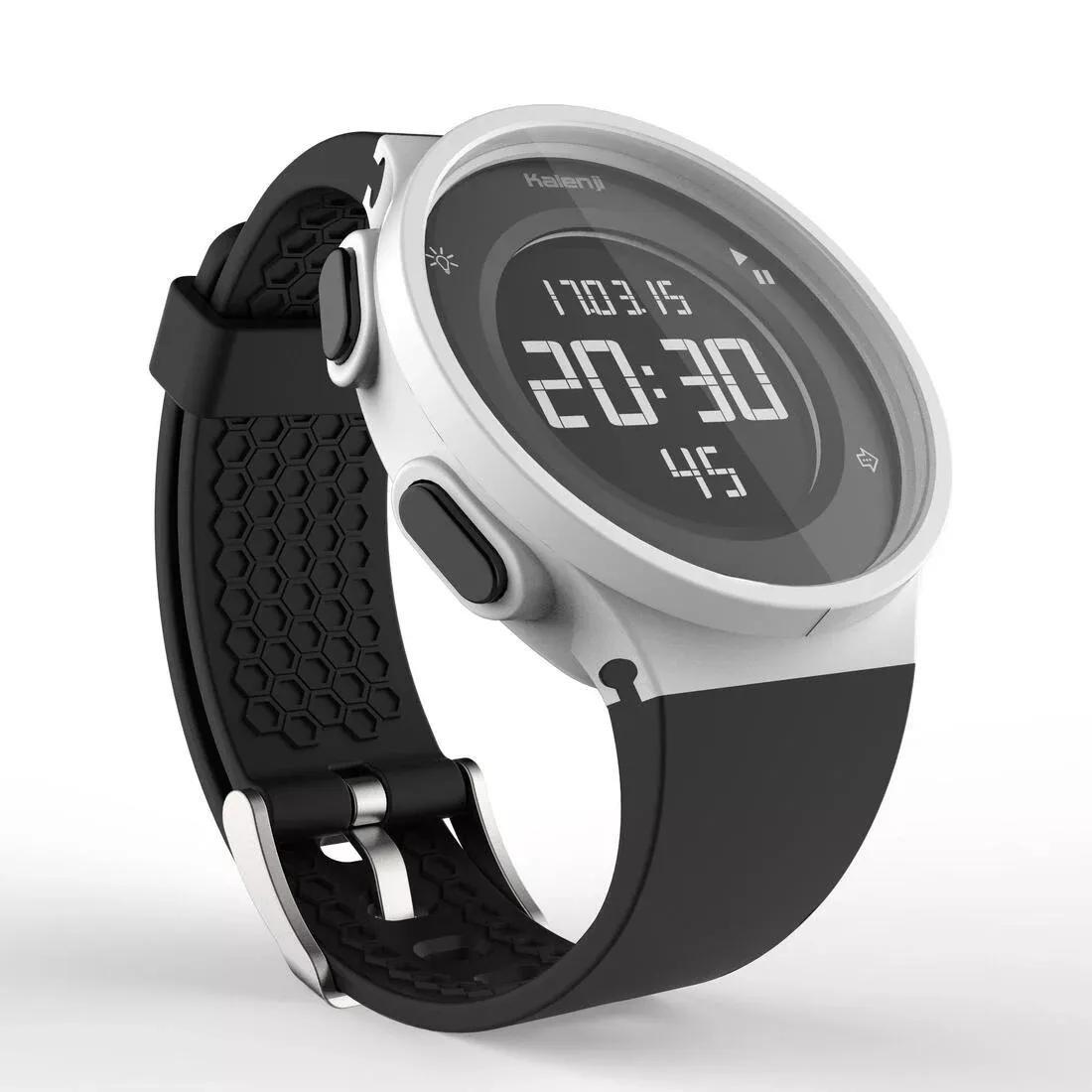 Men's  Running Stopwatch Reverse Screen, White, No Color, large image number 0