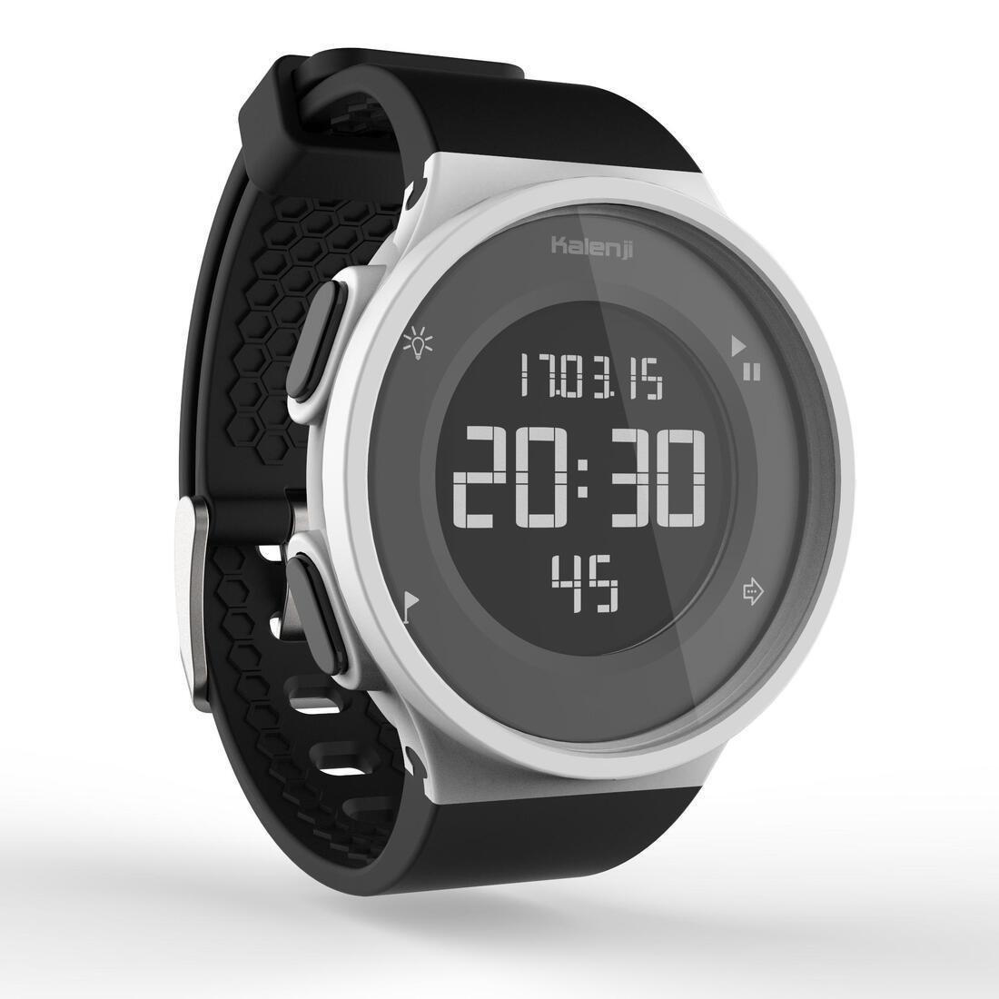 Men's  Running Stopwatch Reverse Screen, White, No Color, large image number 1