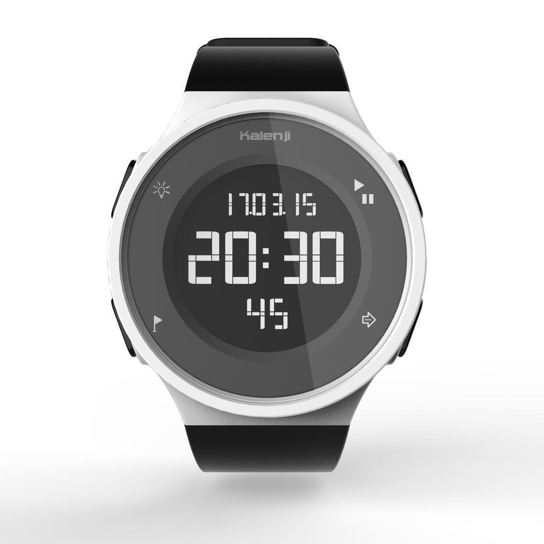 Men's  Running Stopwatch Reverse Screen, White, No Color, large image number 3