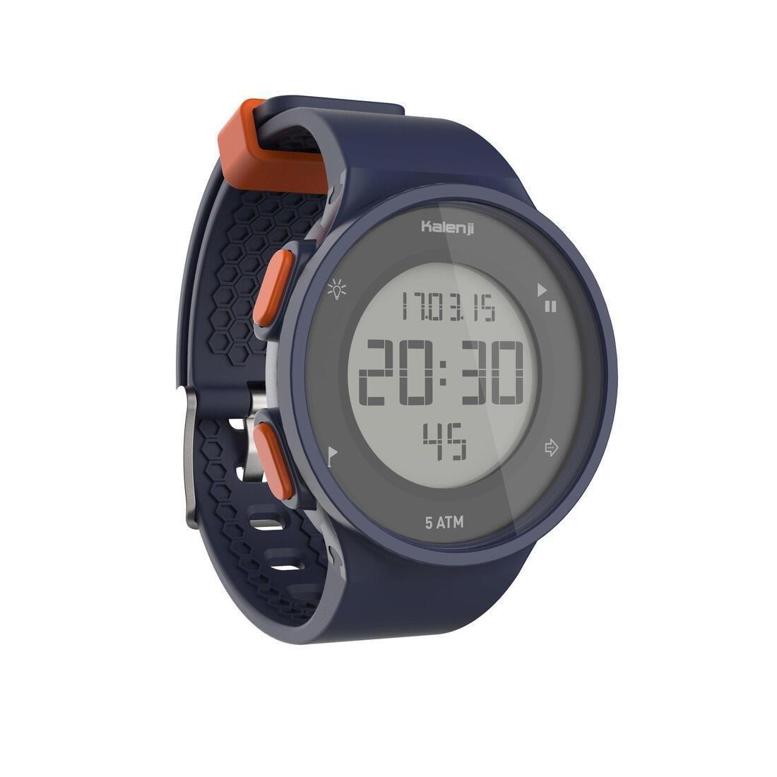 Men's  Running Stopwatch Reverse Screen, White, No Color, large image number 5