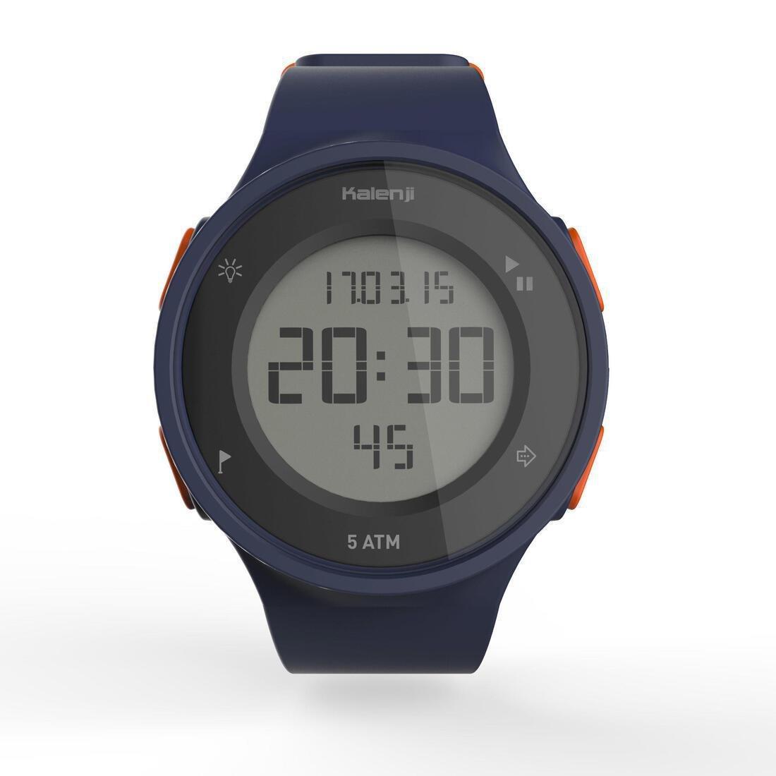 Men's  Running Stopwatch Reverse Screen, White, No Color, large image number 6