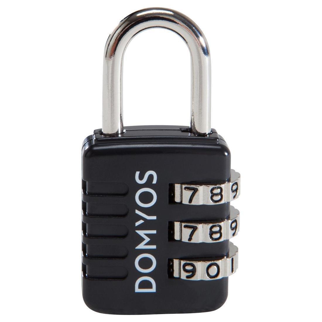 DOMYOS - Combination Padlock, Black