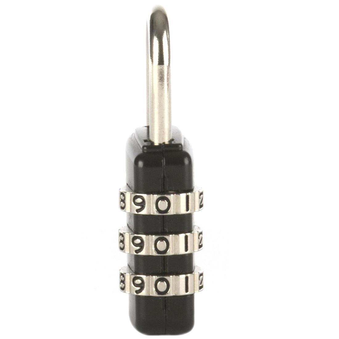 Combination Padlock, Black, No Color, large image number 3