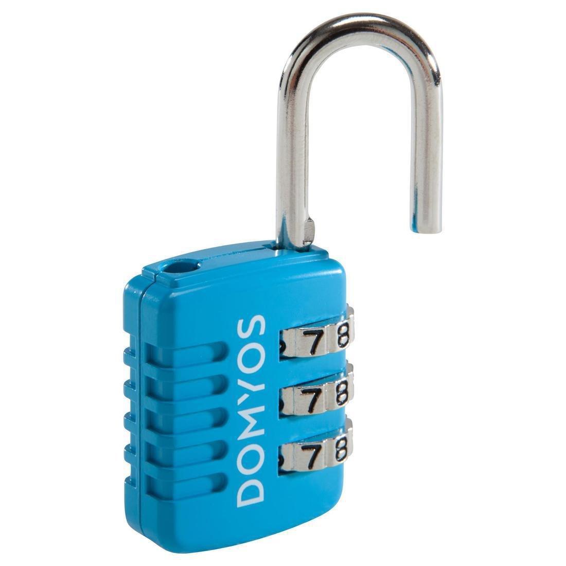 Combination Padlock, Fluo Deep Magenta, No Color, large image number 6