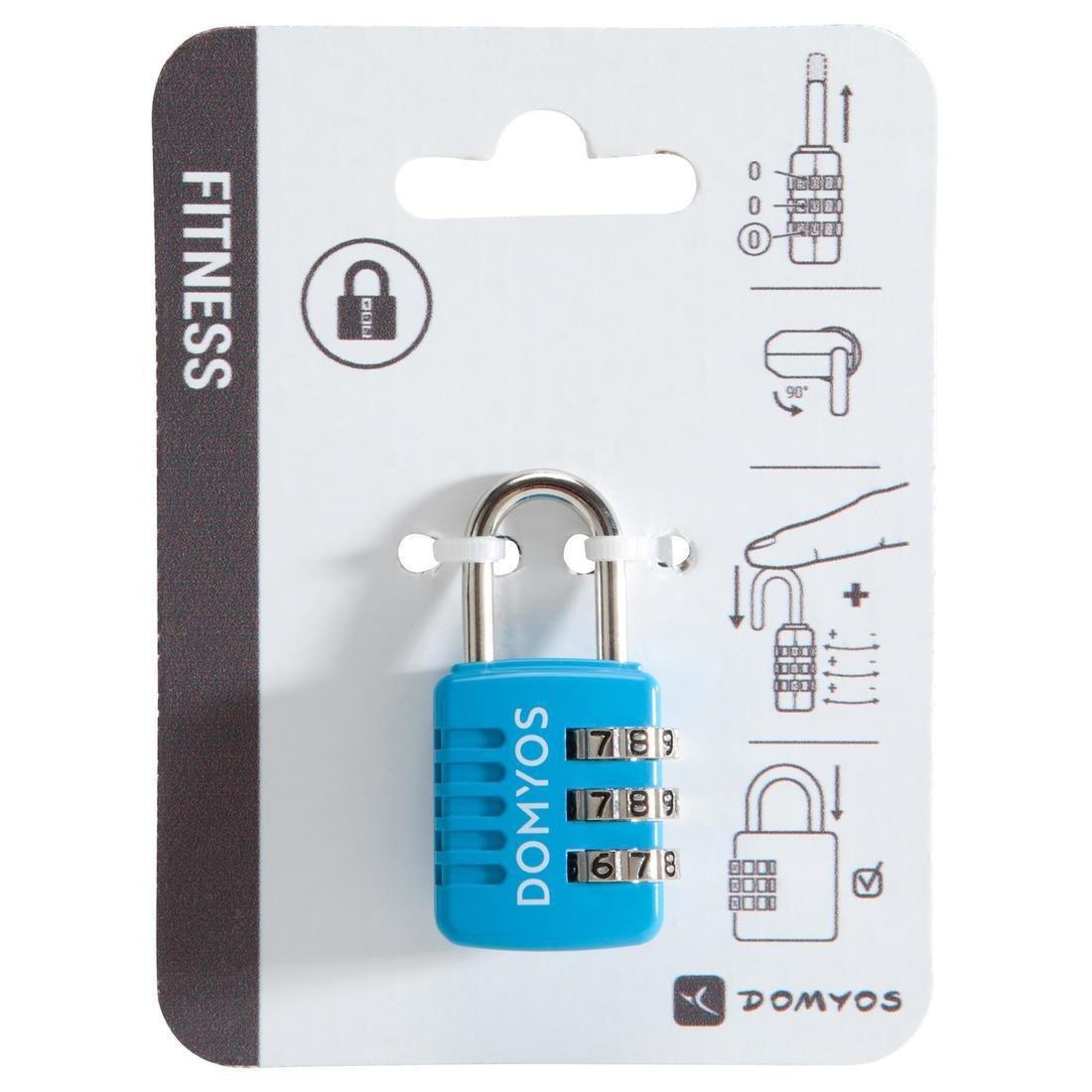 Combination Padlock, Fluo Deep Magenta, No Color, large image number 9