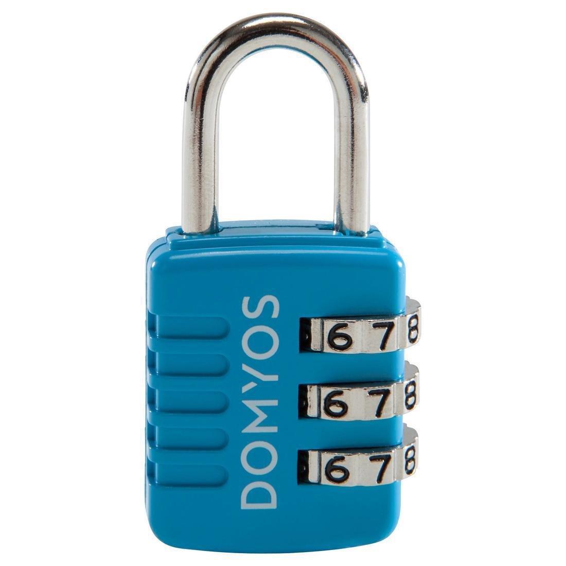 Combination Padlock, Cyan, No Color, large image number 9