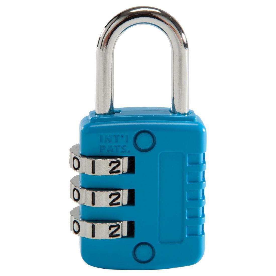 Combination Padlock, Cyan, No Color, large image number 11