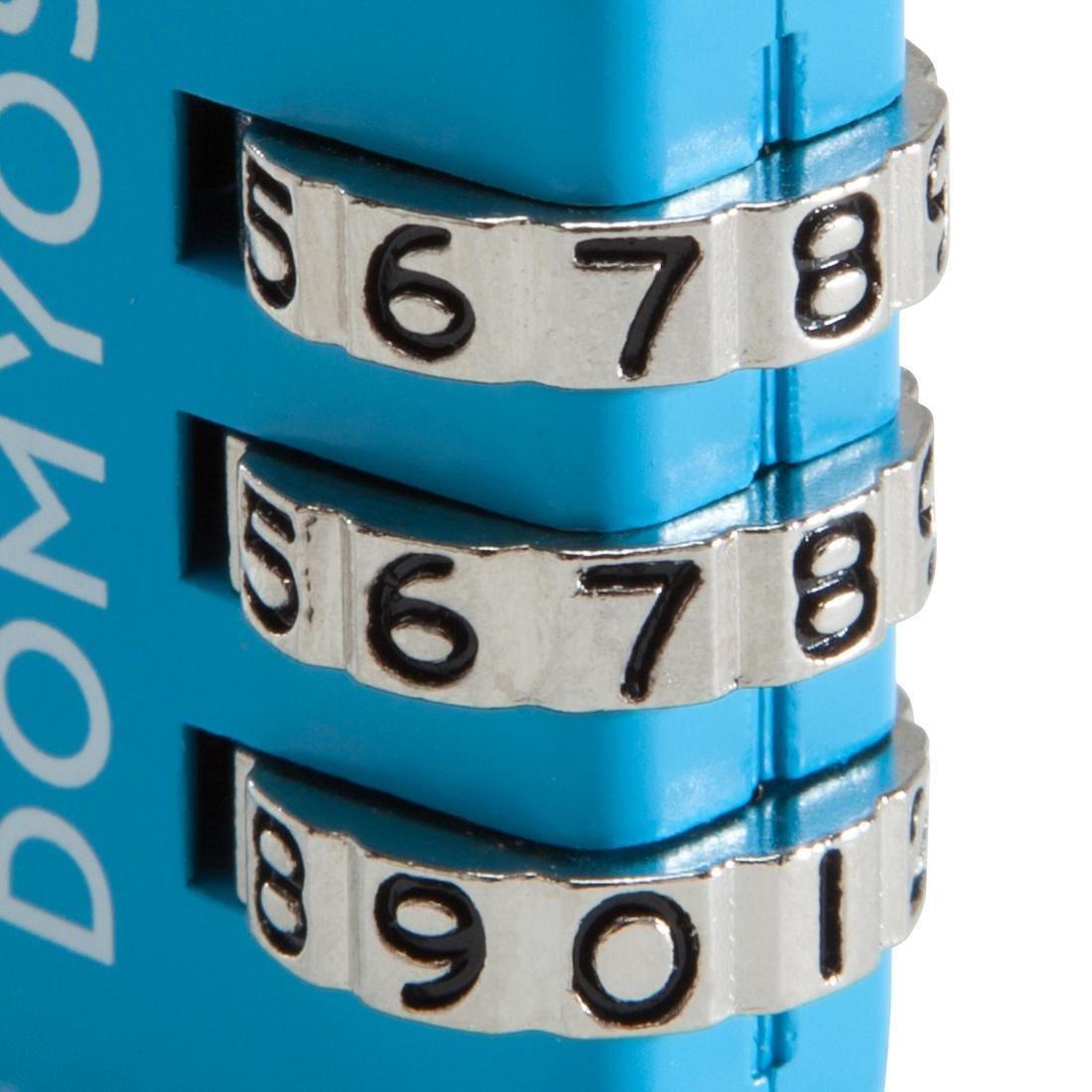 Combination Padlock, Cyan, No Color, large image number 13