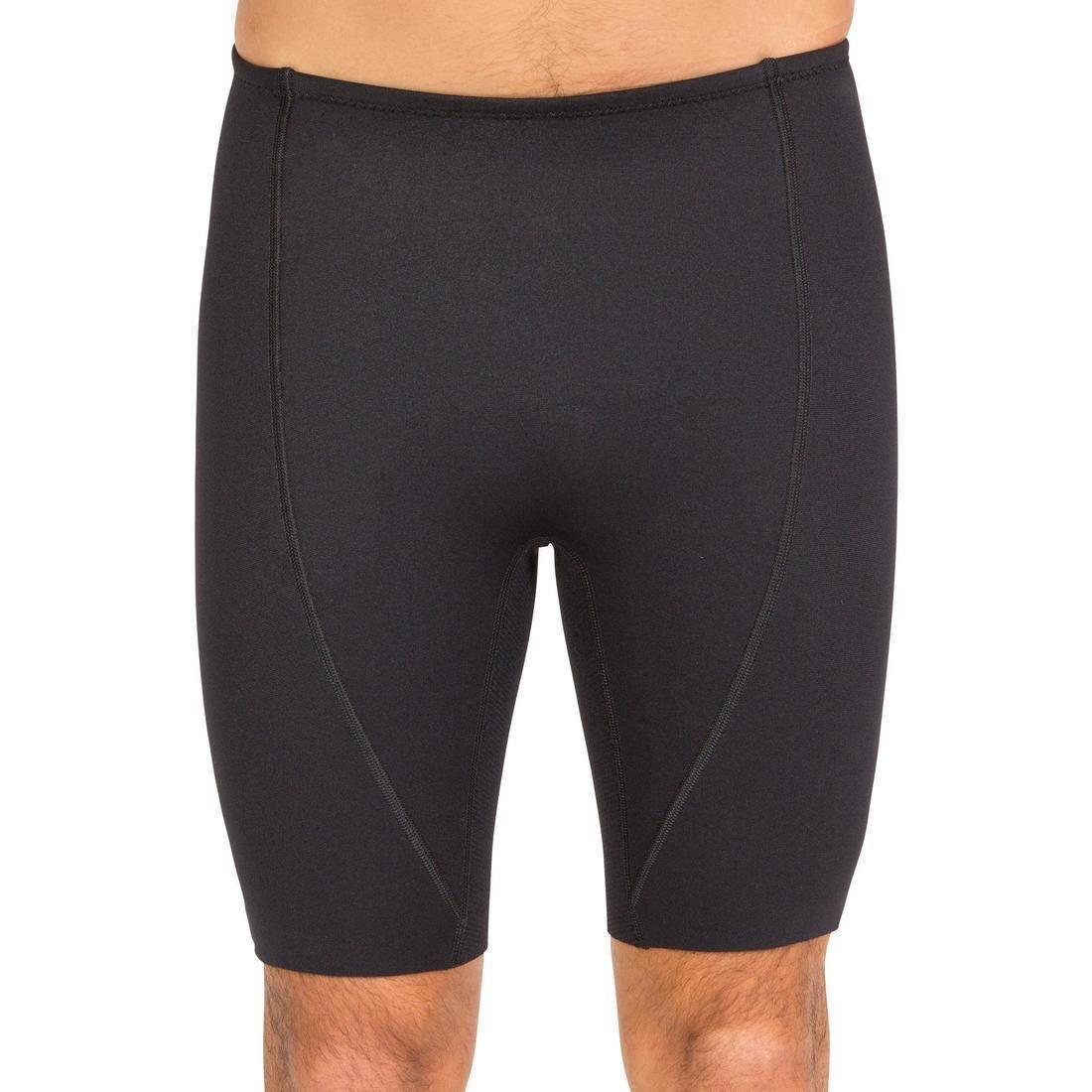 Men 2 Mm Neoprene Kayak Stand Up Paddle Shorts - 500, Black, , large image number 1