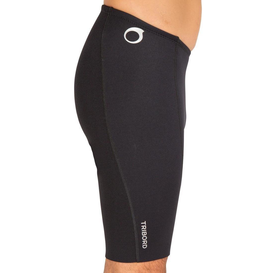 Men 2 Mm Neoprene Kayak Stand Up Paddle Shorts - 500, Black, , large image number 2