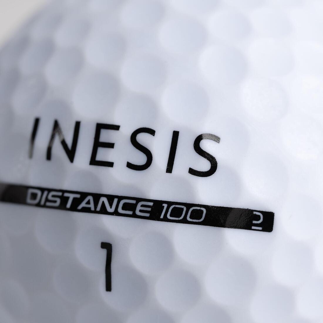 INESIS - Golf Balls X12 - Inesis Distance 100, White