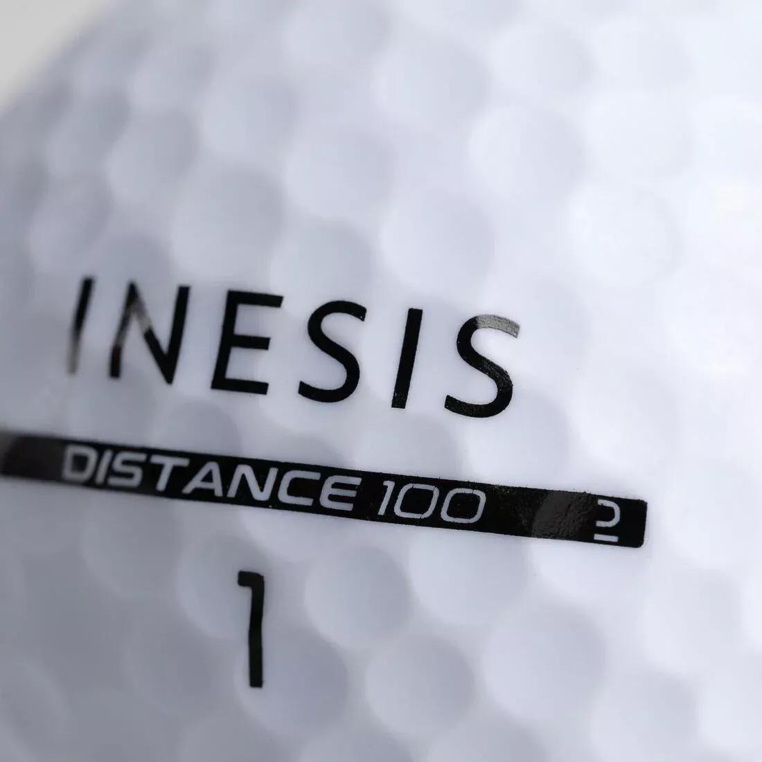 Golf Balls X12 - Inesis Distance 100, White, No Color, large image number 11