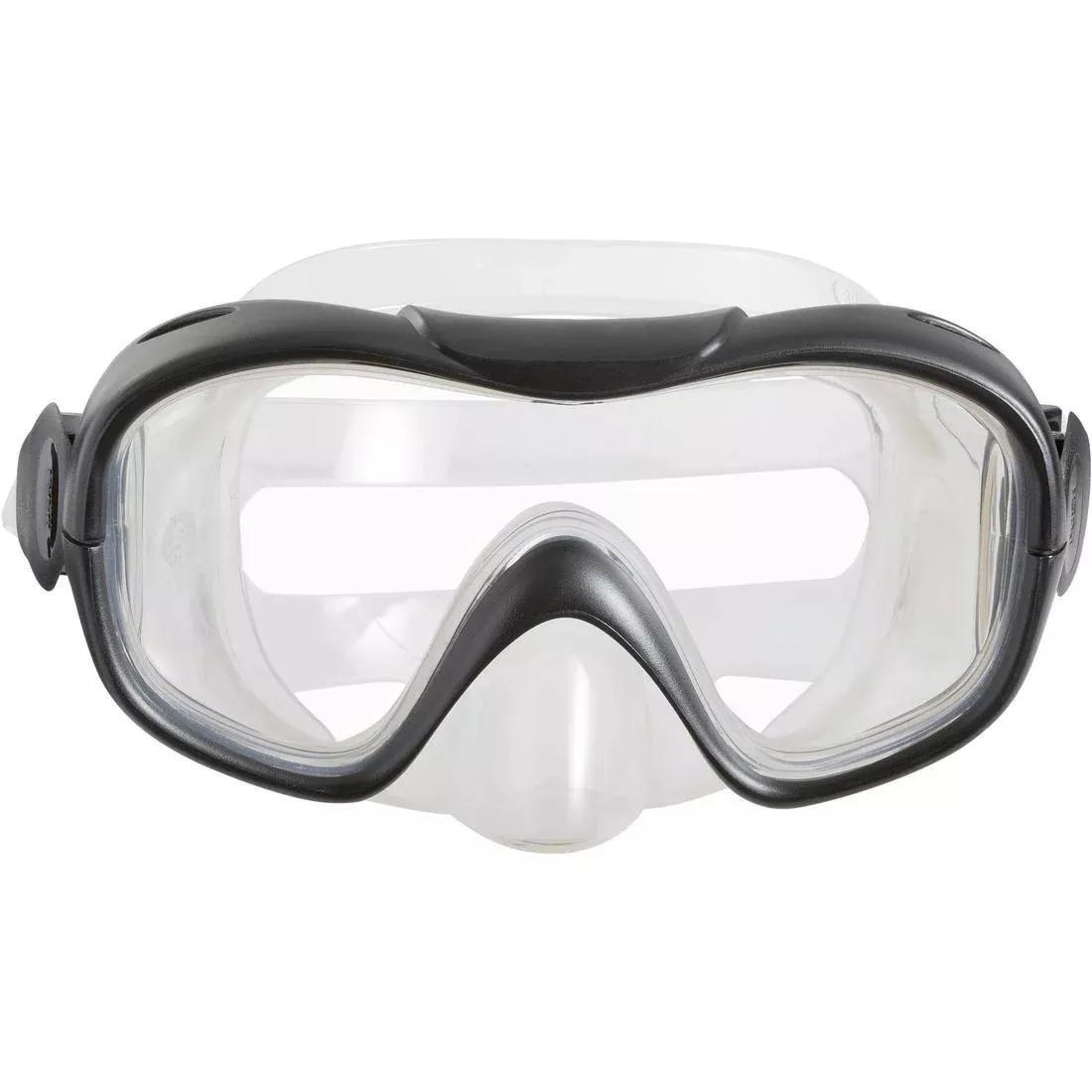 Kid'S Snorkelling Kit Mask Snorkel Snk 500, Glacier Blue, No Color, large image number 4