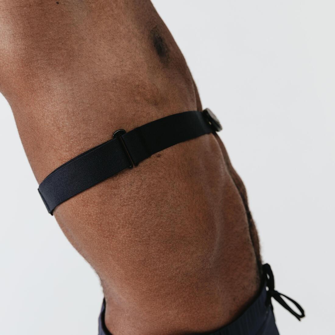 Dual ANT+ / Bluetooth Smart Heart Rate Monitor Belt, Black, No Color, large image number 8