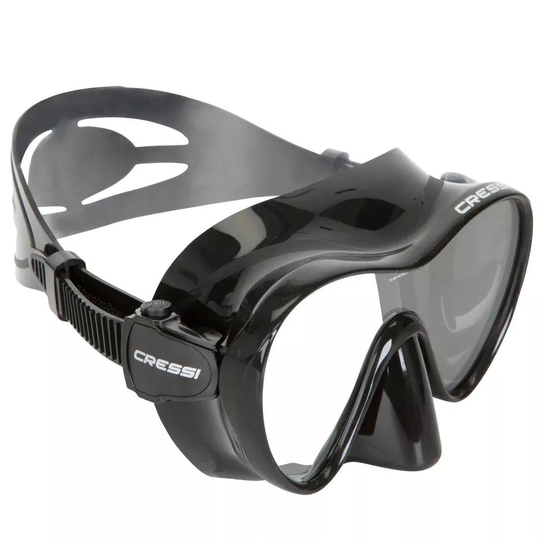 F1 Frameless Diving Mask Black, No Color, large image number 0