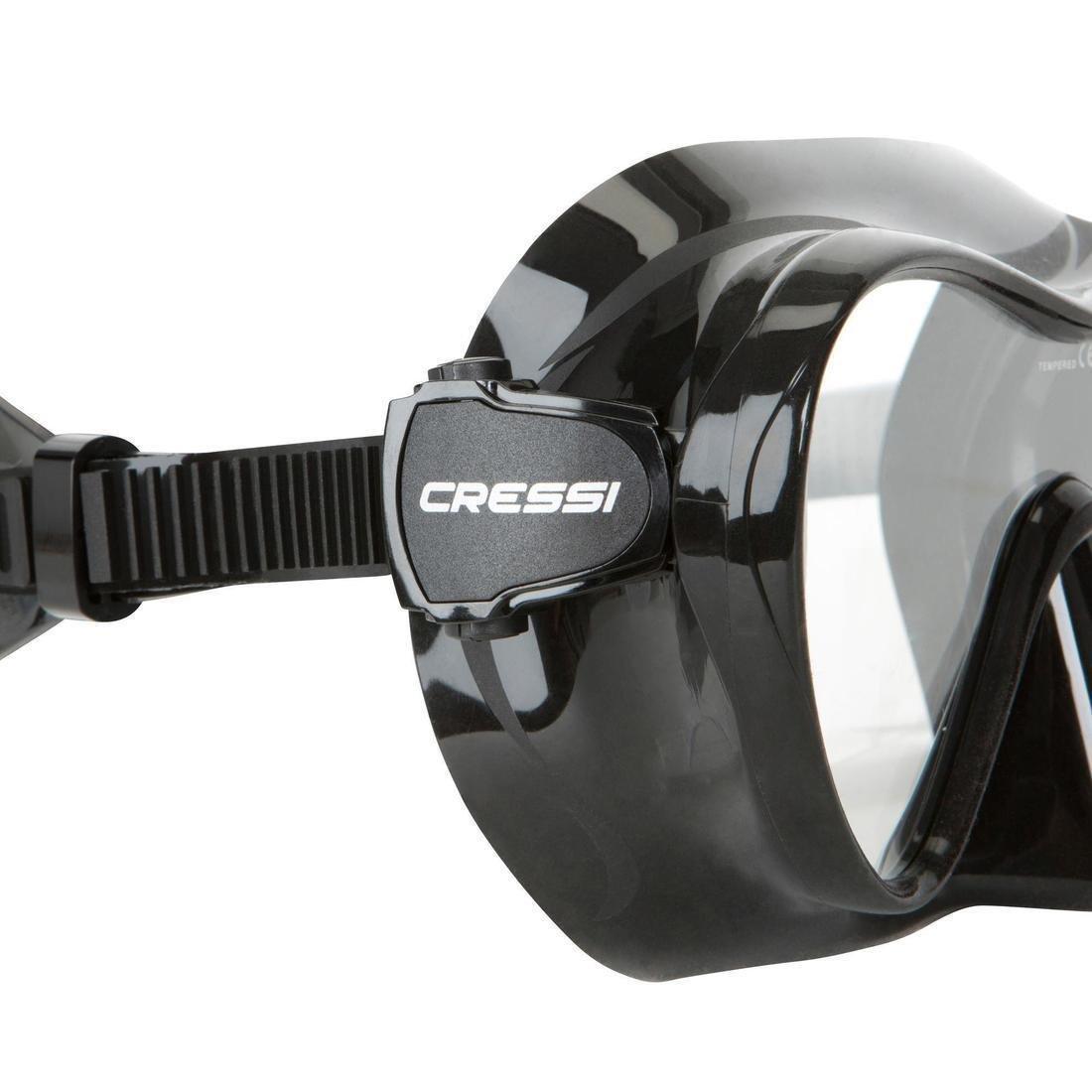 F1 Frameless Diving Mask Black, No Color, large image number 4