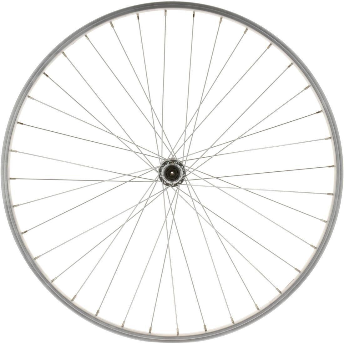 Mountain Bike Single-Walled Front Wheel V-Brake Quick Release, No Color, large image number 9