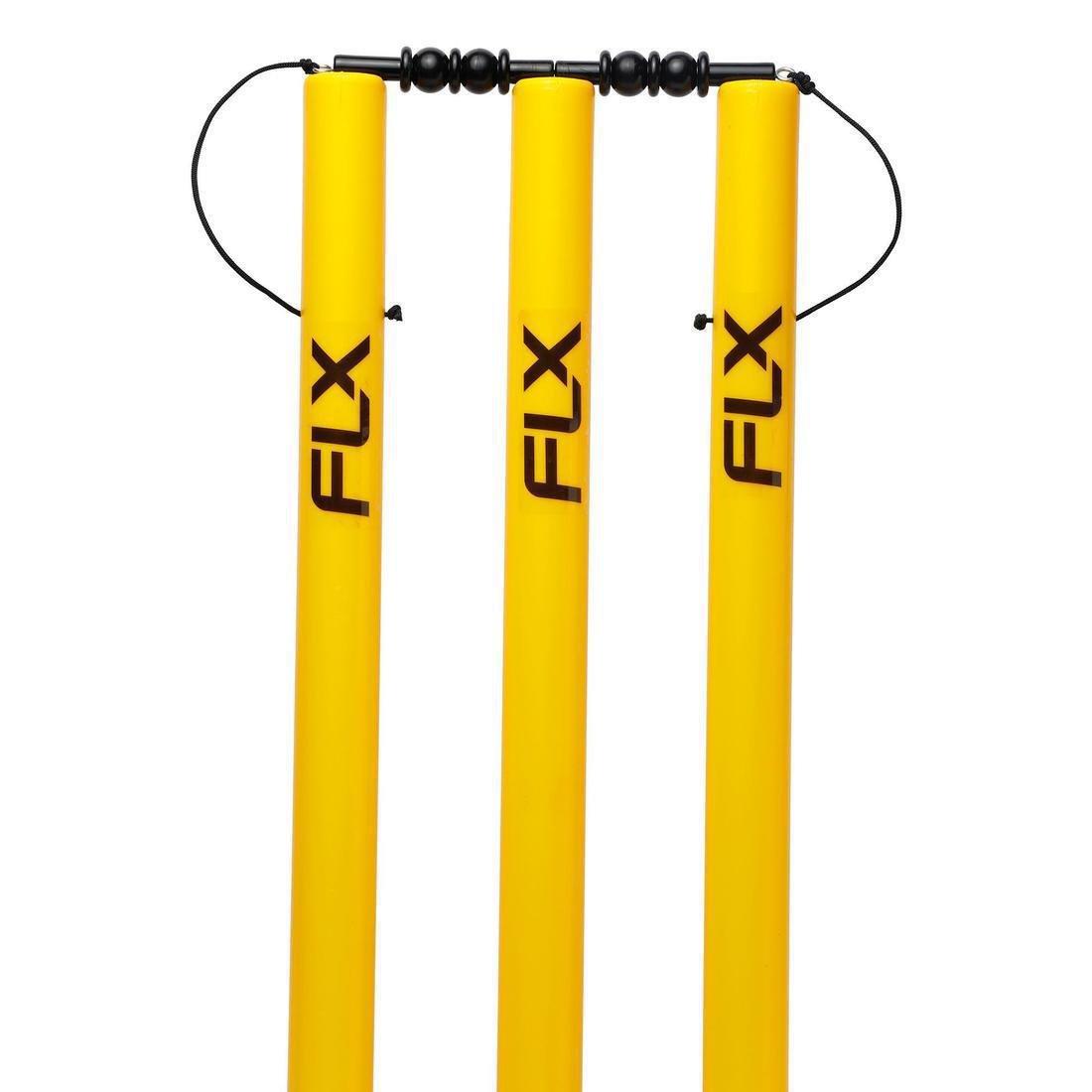 FLUO NEON YELLOW CRICKET PLASTIC STUMP YELLOW, No Color, large image number 3
