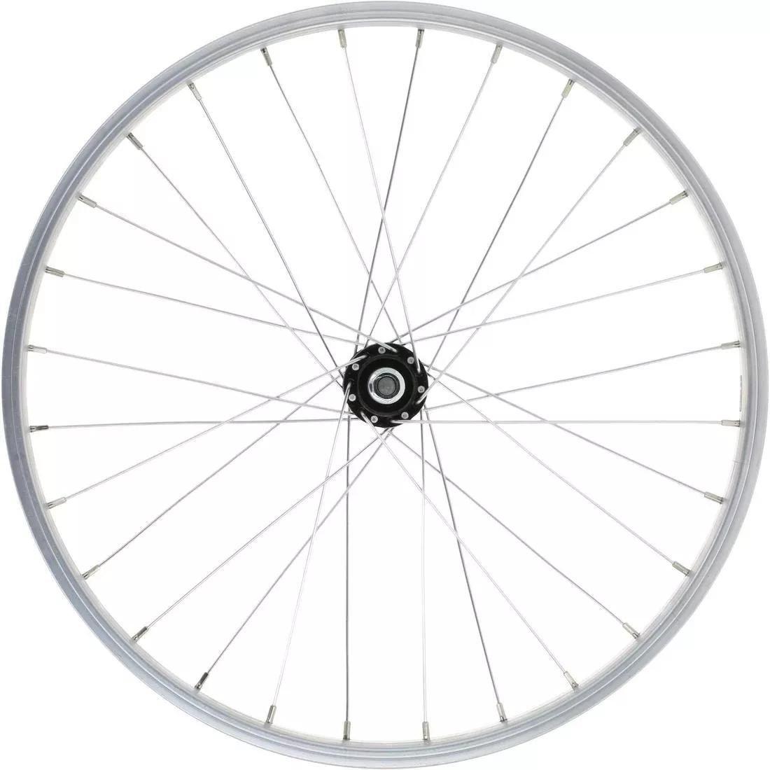 Kids Bike Wheel 20 Front Single Wall Rim, Grey, , medium