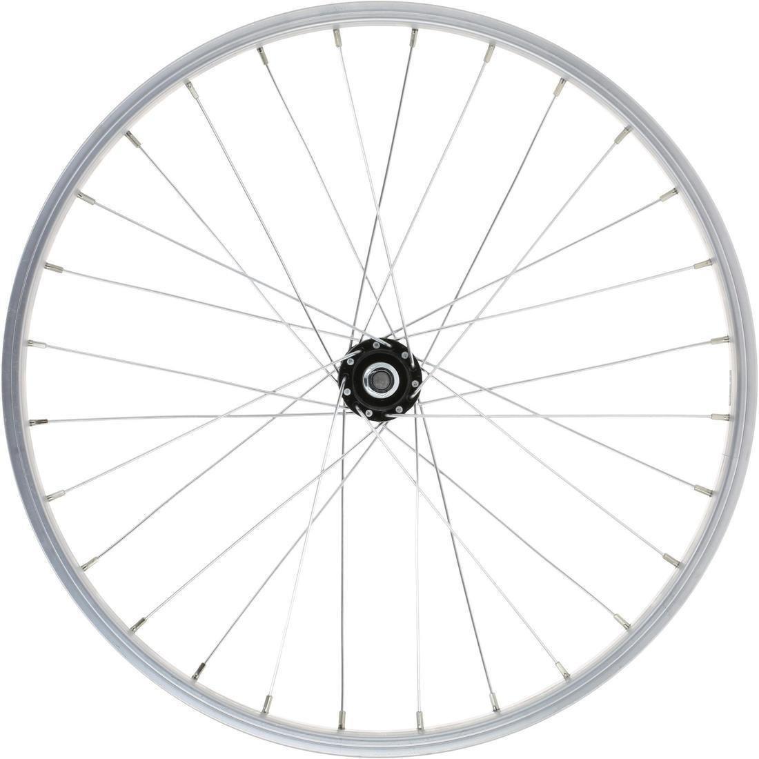 Kids Bike Wheel 20 Front Single Wall Rim, Grey, No Color, large image number 1